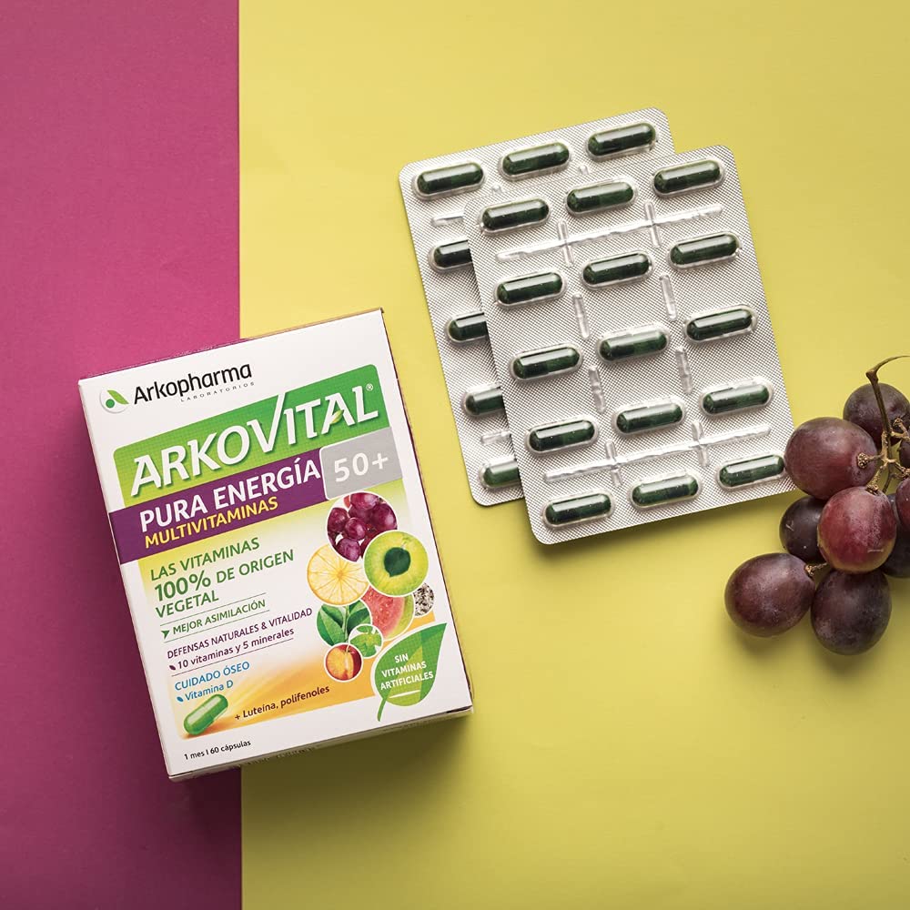 Arkopharma Arkovital Pura Energía Senior +50 - 60 Cápsulas - Imagen 4