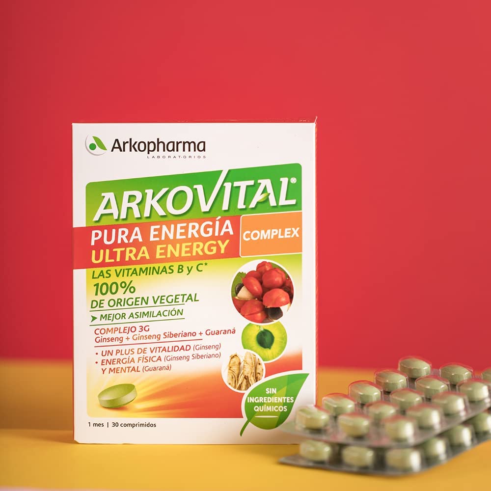 Arkopharma Arkovital Pura Energía Ultra Energy Complex - 30 Comprimidos - Imagen 3