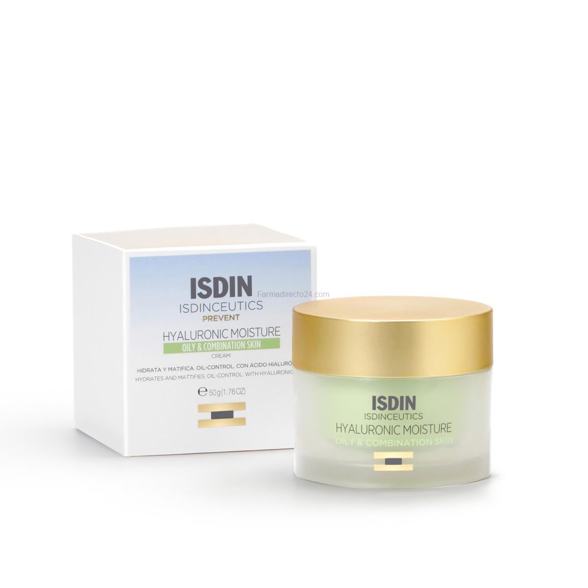 Isdinceutics Hyaluronic Moisture Oily and Combination skin 50 gramos