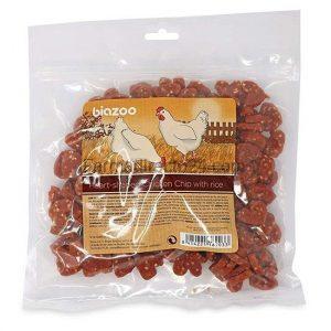 Biozoo Chips Corazón De Pollo Y Arroz 500g