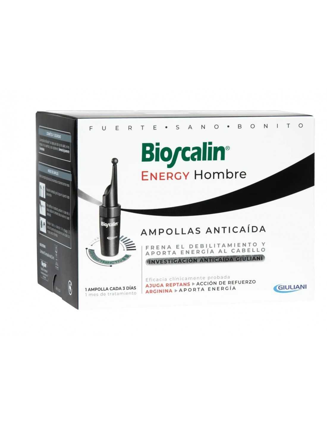 Bioscalin Energy Hombre 10 Ampollas Anticaída