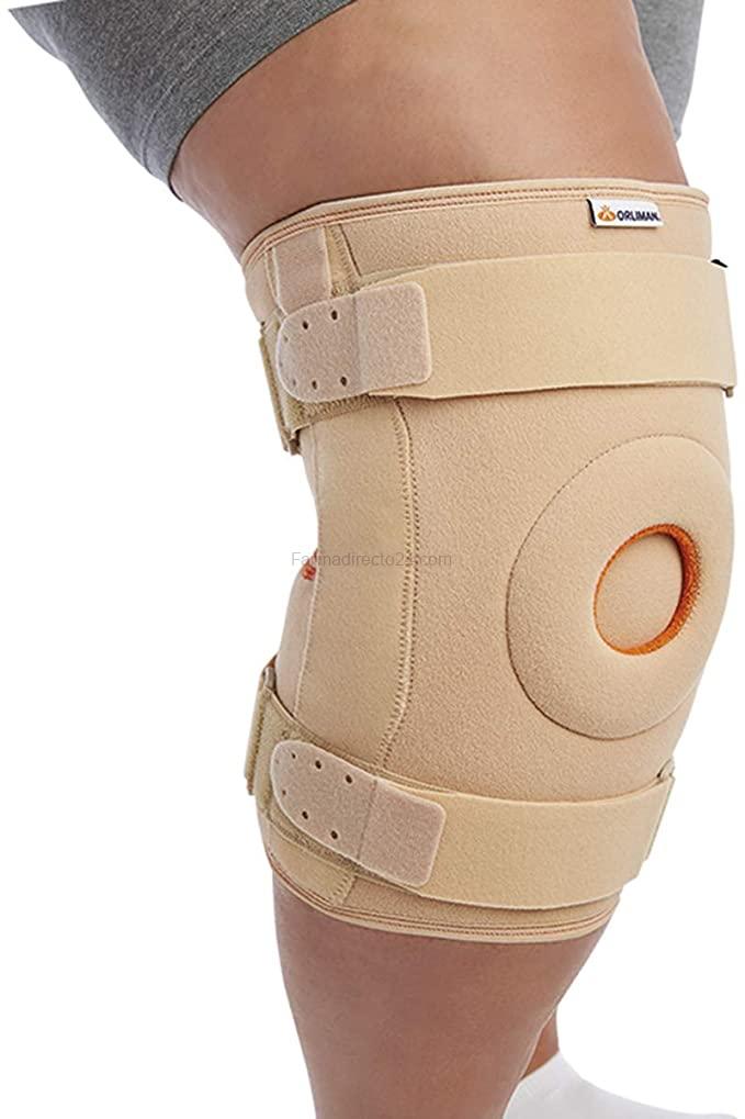 Orliman rodillera envolvente con articulaciones biaxiales y refuerzos metálicos T-3 (Ref. OPL481)