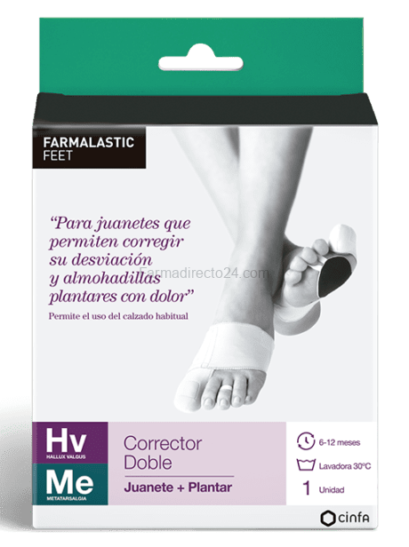 Farmalastic corrector doble juanetes izquierdo T-P