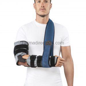 Orliman ortesis de codo derecha con férula palmar y control flexo-extensión de codo T-1 (Ref. 94301D)