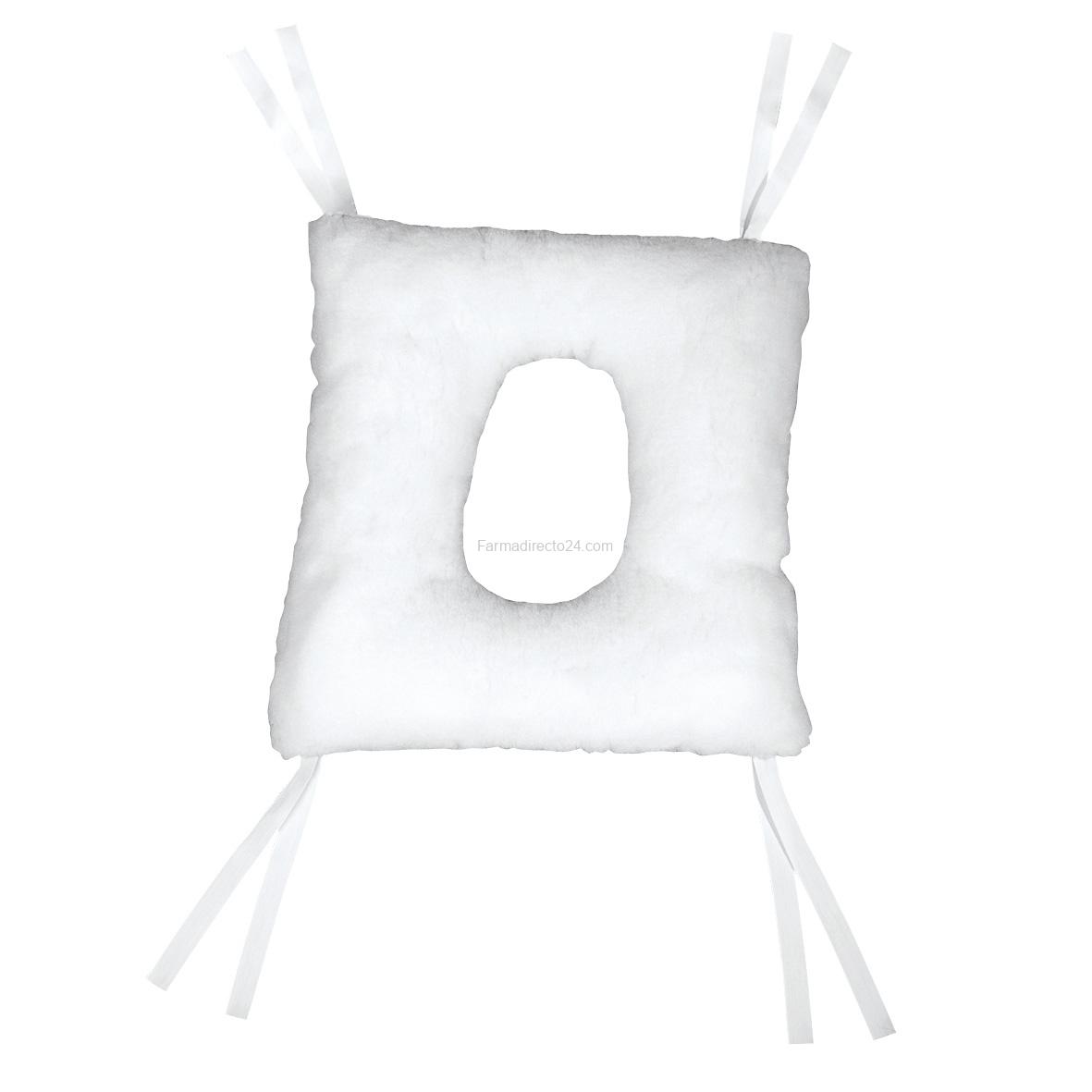 Ortotex cojín suapel antiescaras cuadrado con agujero