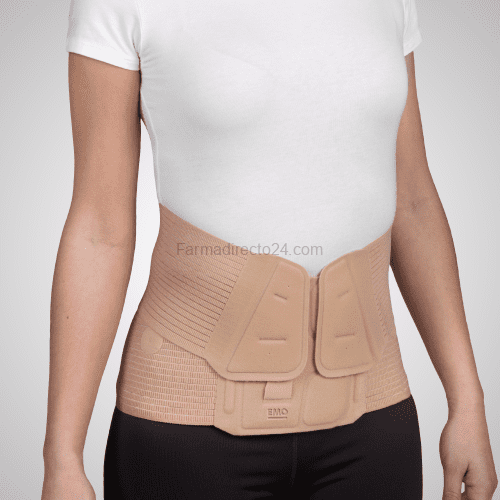 Emo Lumback ortesis semirrígida lumbosacra beige T-S (Ref. LS301)