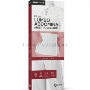 Farmalastic faja lumboabdominal abierta velcro beige T-G