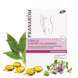 Pranarom Aromafemina Bio confort vías urinarias 30 cápsulas