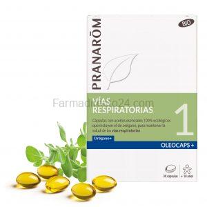 Pranarom Oleocaps 1 vías respiratorias 30 cápsulas