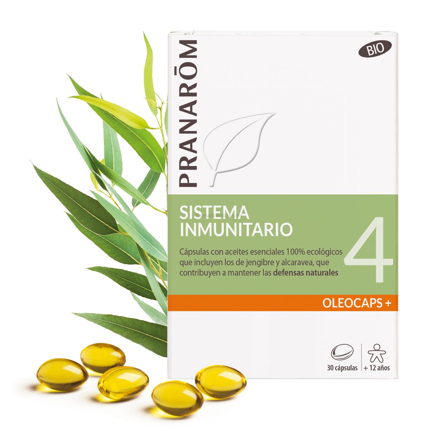 Pranarom Oleocaps 4 sistema inmunitario 30 cápsulas