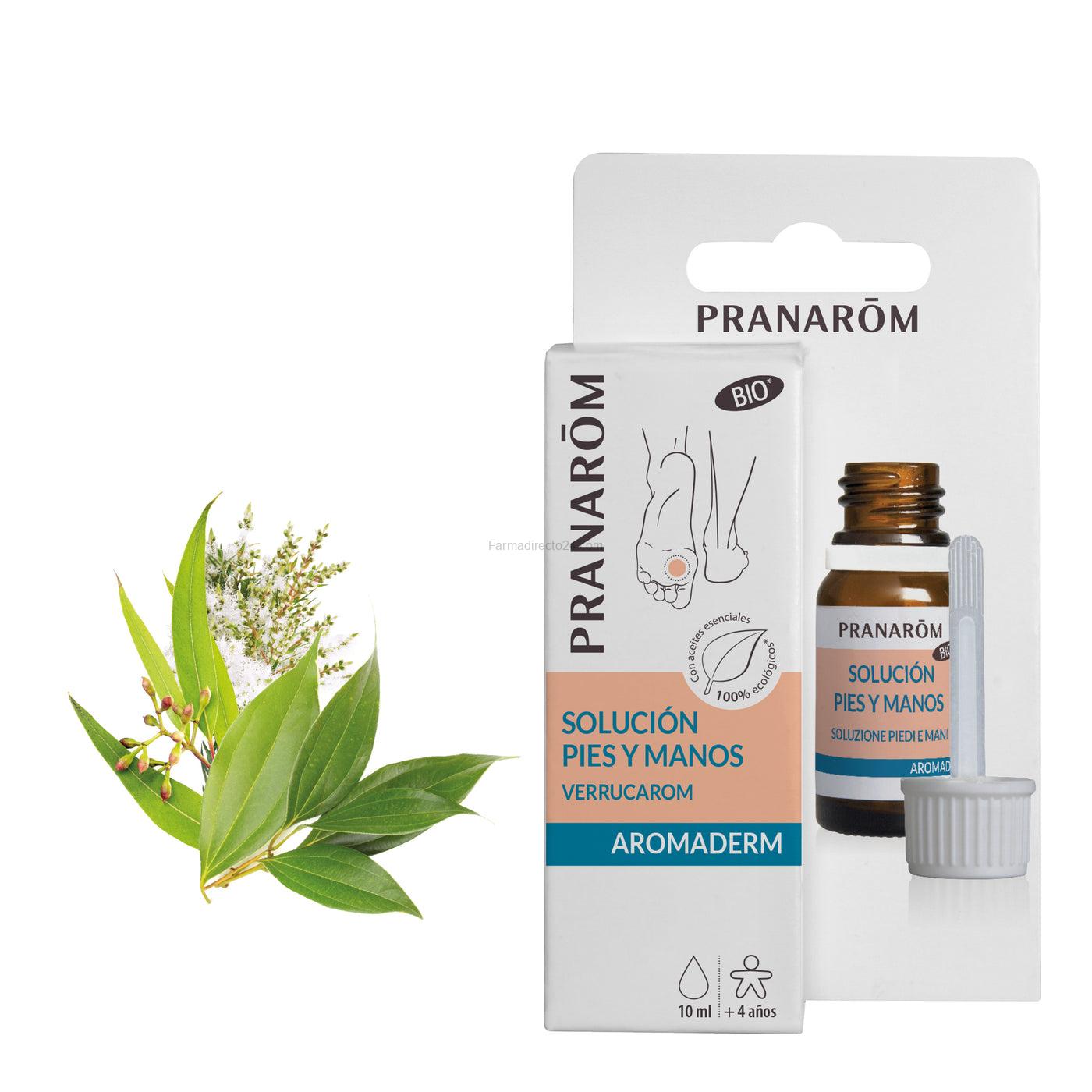 Pranarom Aromaderm loción pies y manos 10 ml