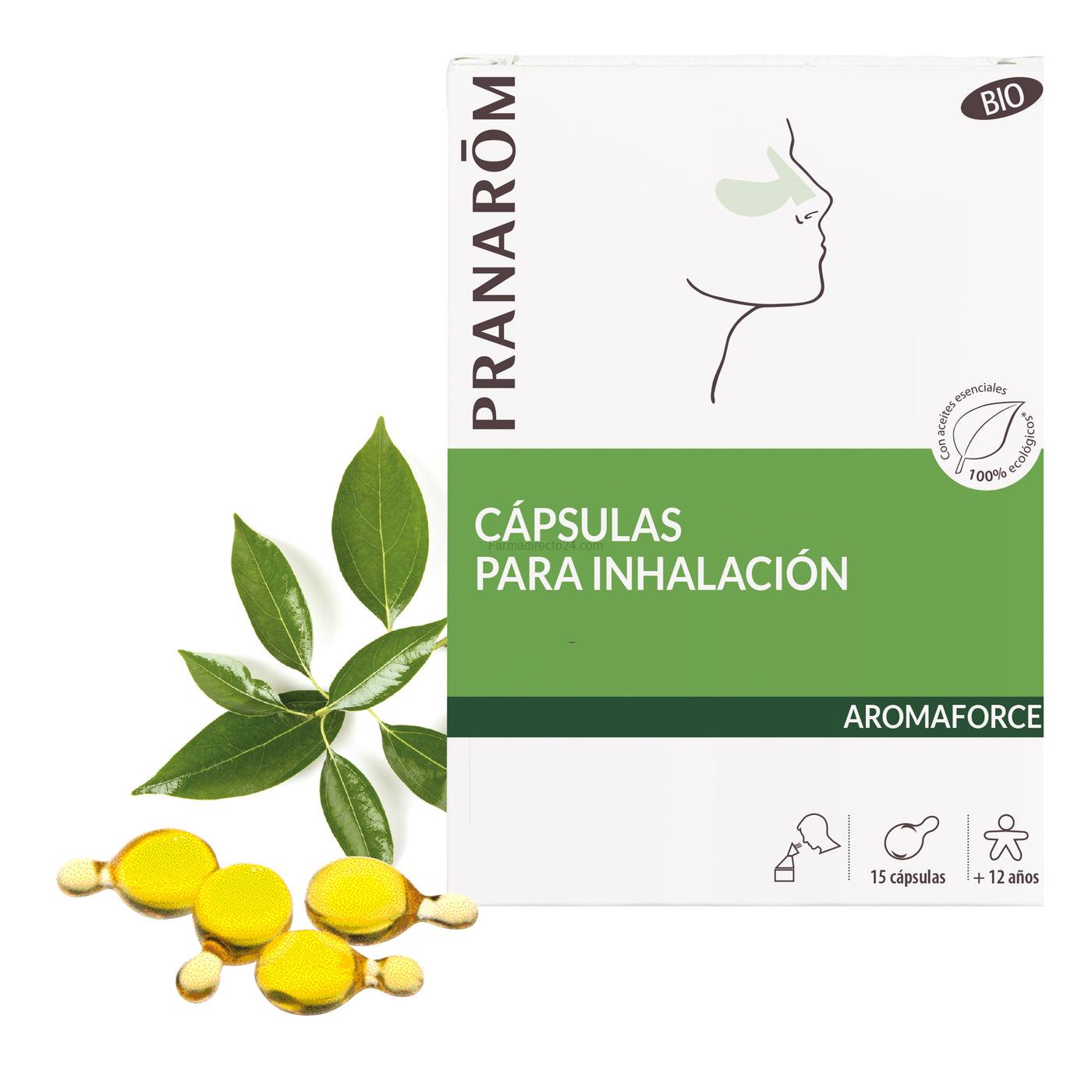 Pranarom Aromaforce cápsulas para inhalación 15 cápsulas