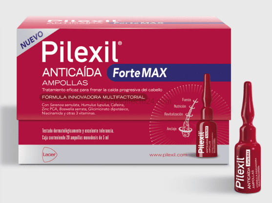 Pilexil anticaída ForteMax 20 ampollas 5 ml
