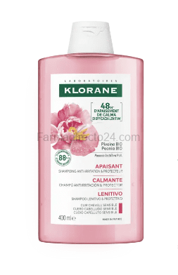 Klorane champú a la peonía 400 ml